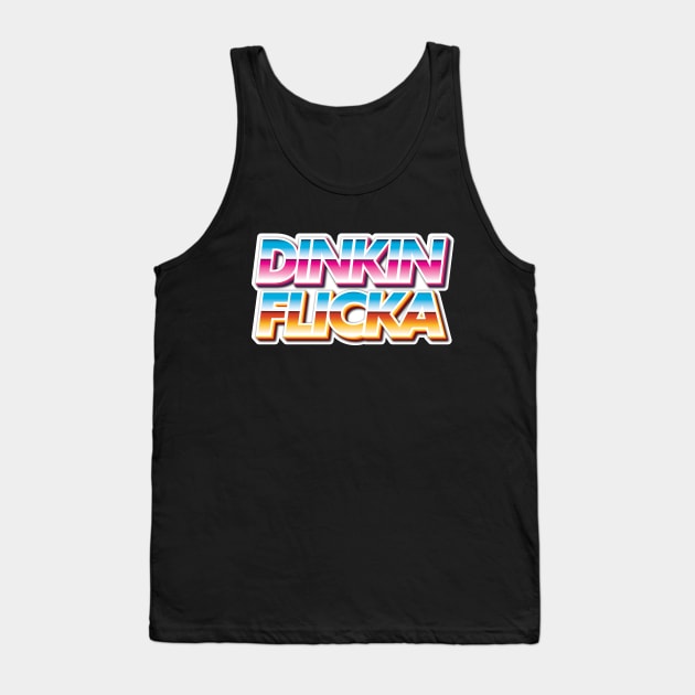 The Office, Dinkin Flicka Tank Top by creativegraphics247